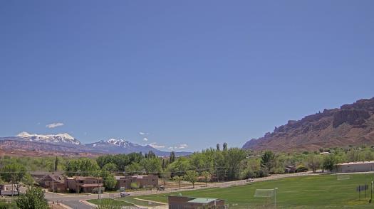 Weather camera view of Grand County HS.