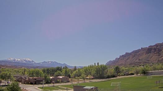 Weather camera view of Grand County HS.