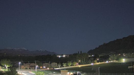 Weather camera view of Grand County HS.