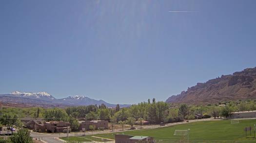 Weather camera view of Grand County HS.