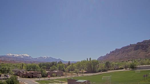Weather camera view of Grand County HS.