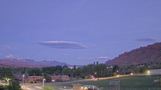 Weather camera view of Grand County HS.