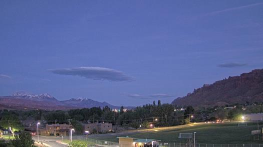 Weather camera view of Grand County HS.