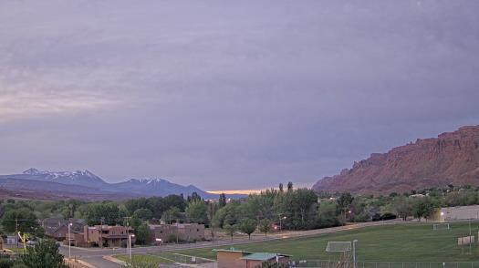 Weather camera view of Grand County HS.