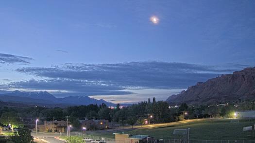 Weather camera view of Grand County HS.