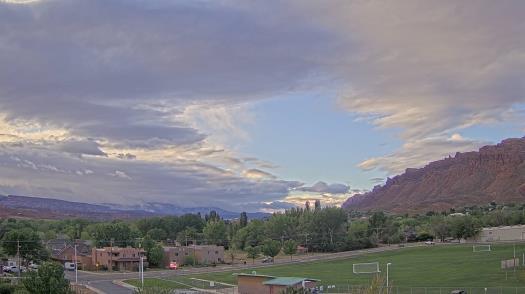Weather camera view of Grand County HS.