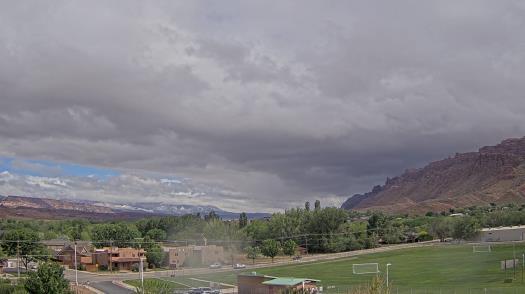 Weather camera view of Grand County HS.