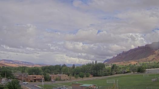 Weather camera view of Grand County HS.