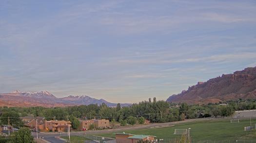 Weather camera view of Grand County HS.