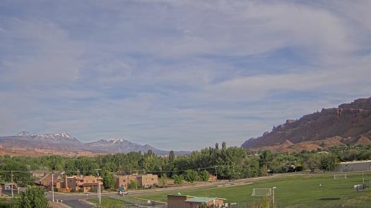 Weather camera view of Grand County HS.