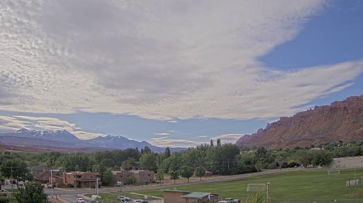 Weather camera view of Grand County HS.