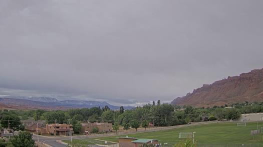 Weather camera view of Grand County HS.