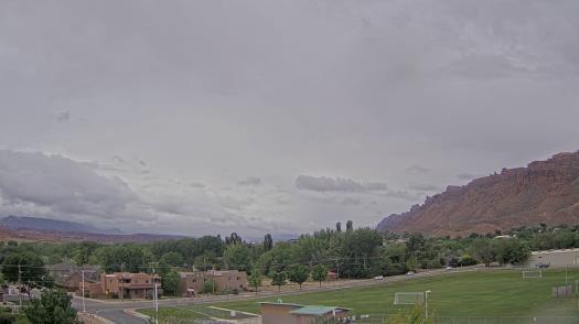 Weather camera view of Grand County HS.