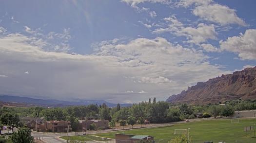 Weather camera view of Grand County HS.