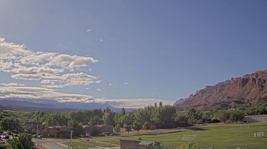 Weather camera view of Grand County HS.
