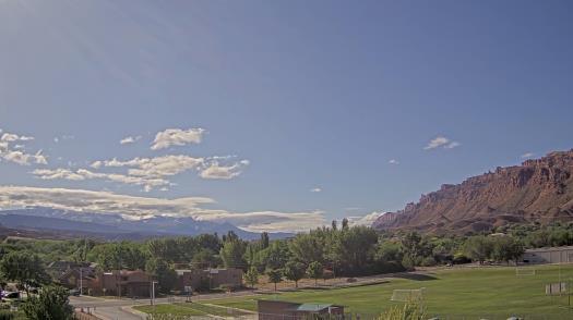 Weather camera view of Grand County HS.
