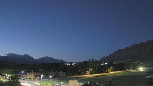 Weather camera view of Grand County HS.