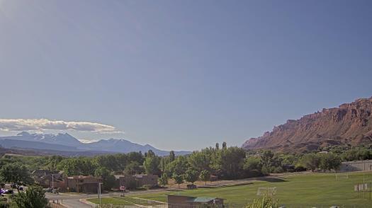 Weather camera view of Grand County HS.