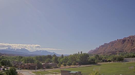 Weather camera view of Grand County HS.