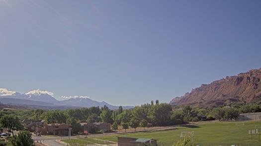 Weather camera view of Grand County HS.