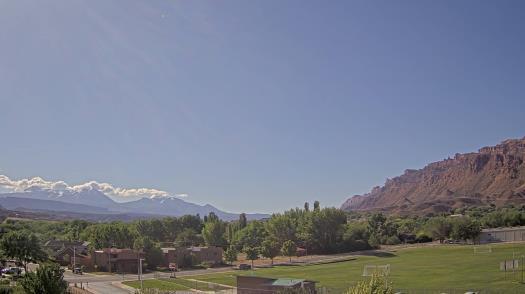 Weather camera view of Grand County HS.