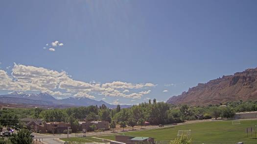 Weather camera view of Grand County HS.