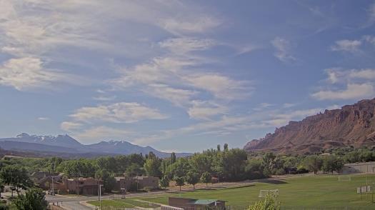 Weather camera view of Grand County HS.
