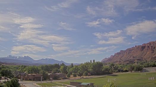 Weather camera view of Grand County HS.
