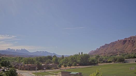 Weather camera view of Grand County HS.