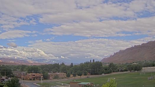 Weather camera view of Grand County HS.