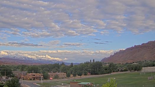 Weather camera view of Grand County HS.