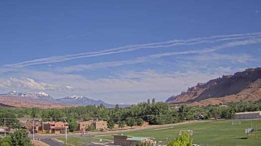 Weather camera view of Grand County HS.