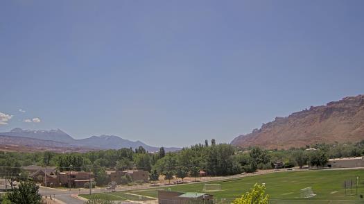 Weather camera view of Grand County HS.