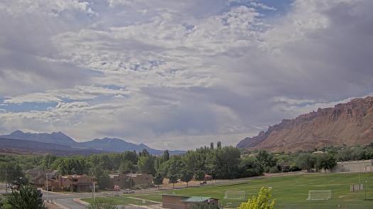 Weather camera view of Grand County HS.