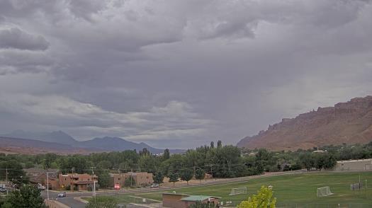 Weather camera view of Grand County HS.