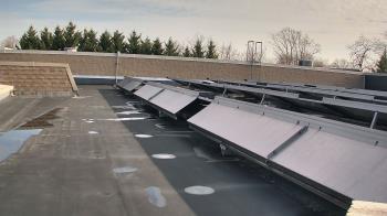 Weather camera view of Langley School.