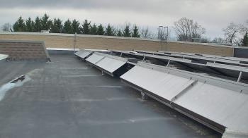 Weather camera view of Langley School.