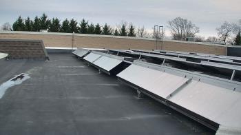 Weather camera view of Langley School.