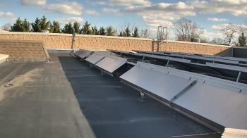 Weather camera view of Langley School.