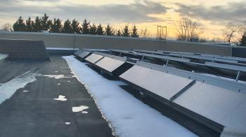 Weather camera view of Langley School.