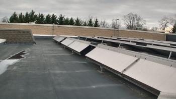 Weather camera view of Langley School.