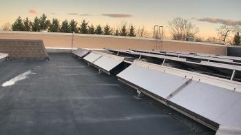 Weather camera view of Langley School.