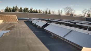 Weather camera view of Langley School.