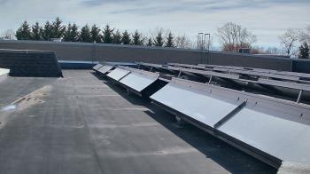 Weather camera view of Langley School.