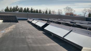 Weather camera view of Langley School.