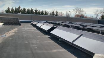 Weather camera view of Langley School.