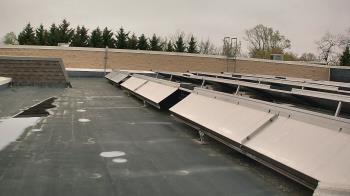 Weather camera view of Langley School.