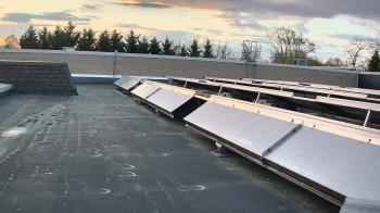 Weather camera view of Langley School.