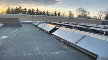 Weather camera view of Langley School.