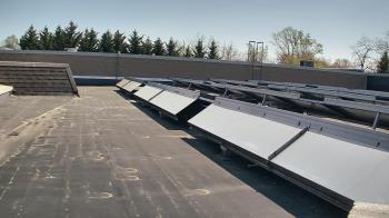 Weather camera view of Langley School.